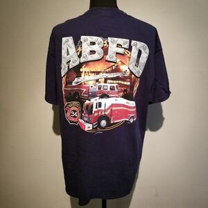 ATLANTIC BEACH FIRE RESCUE DEPARTMENT TSHIRT LARGE B22